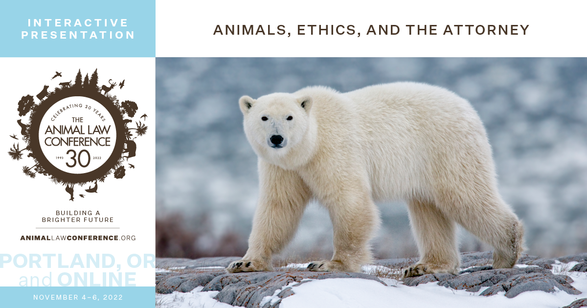 Animals, Ethics, and the Attorney
