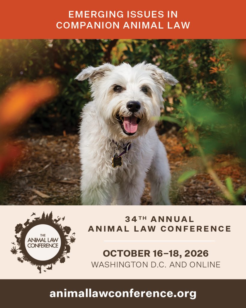 Emerging Issues in Companion Animal Law